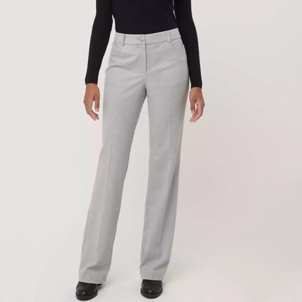 NWT LOFT Herringbone Trousers 10